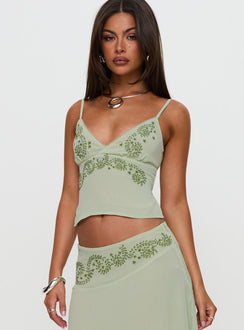 Pappilion Top Sage Petite