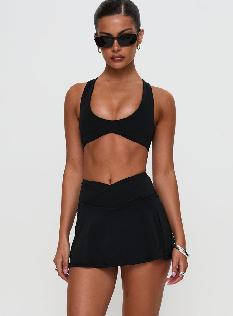 With Purpose Active Skort Black