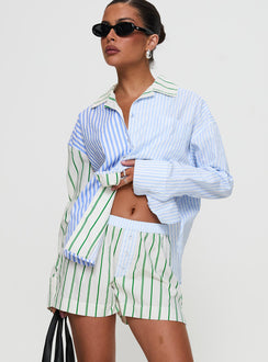 Broady Boxer Shorts Multi High Waisted Shorts 