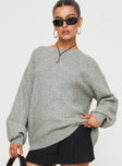 Ryanna Sweater Grey Princess Polly  regular 