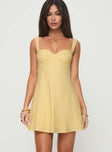 Mcbeath Mini Dress Yellow