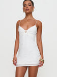 Emilee Mini Dress White