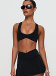 Pulse Active Halter Crop Black