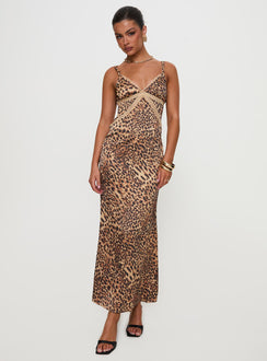 Sanctuary Maxi Dress Leopard