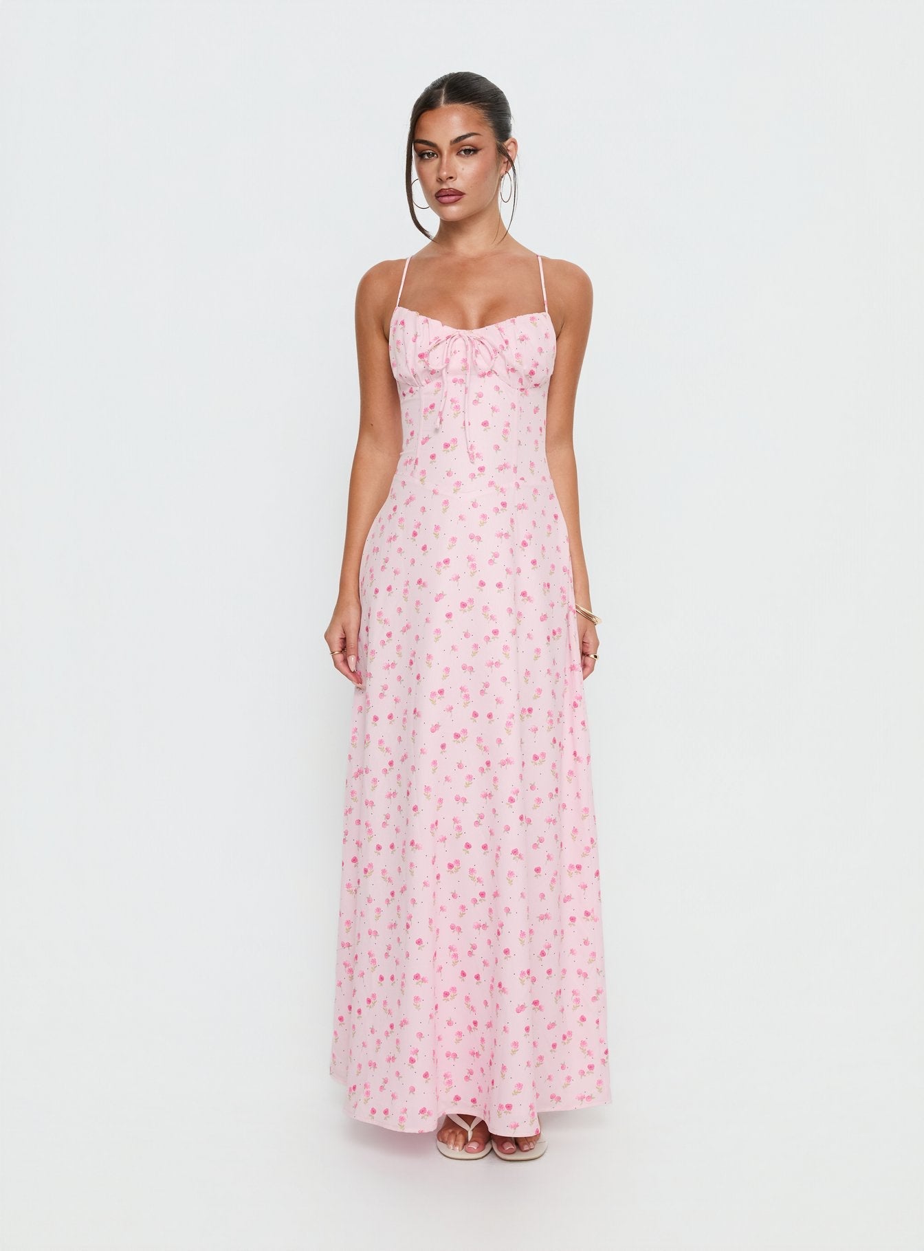 flower maxi dress uk Alie Street Florence Maxi Dress (Wildflower Garden)