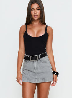 Gazelle Denim Skort Grey