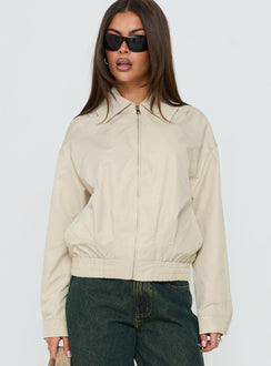 Call You Up Bomberjacke Sand