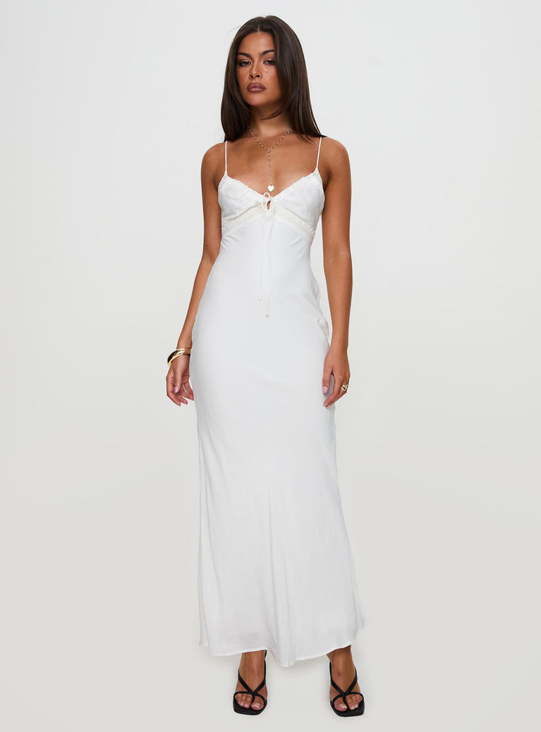 Emily Maxi Dress White