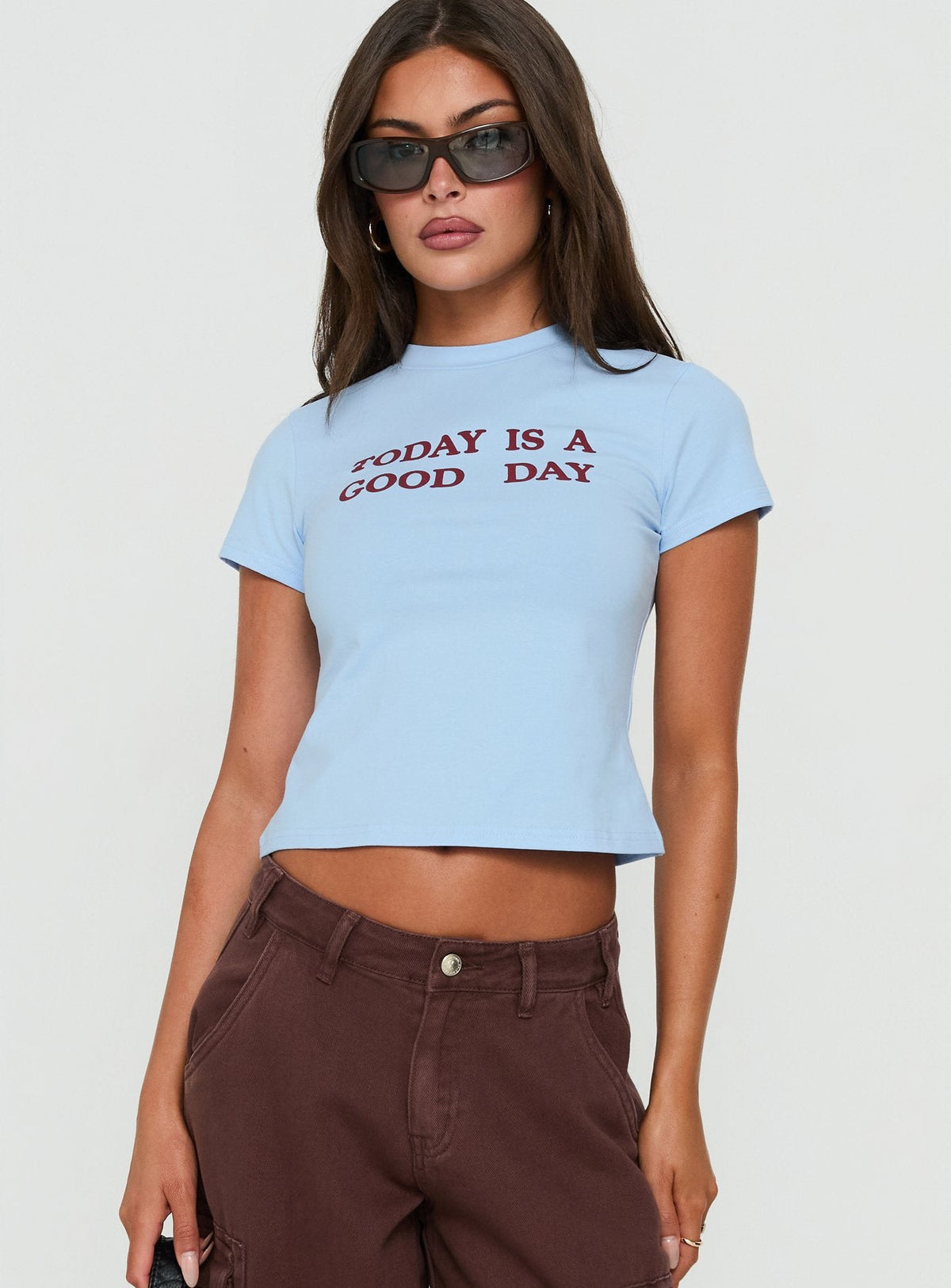 Good Days Graphic Relaxed Tee Blue