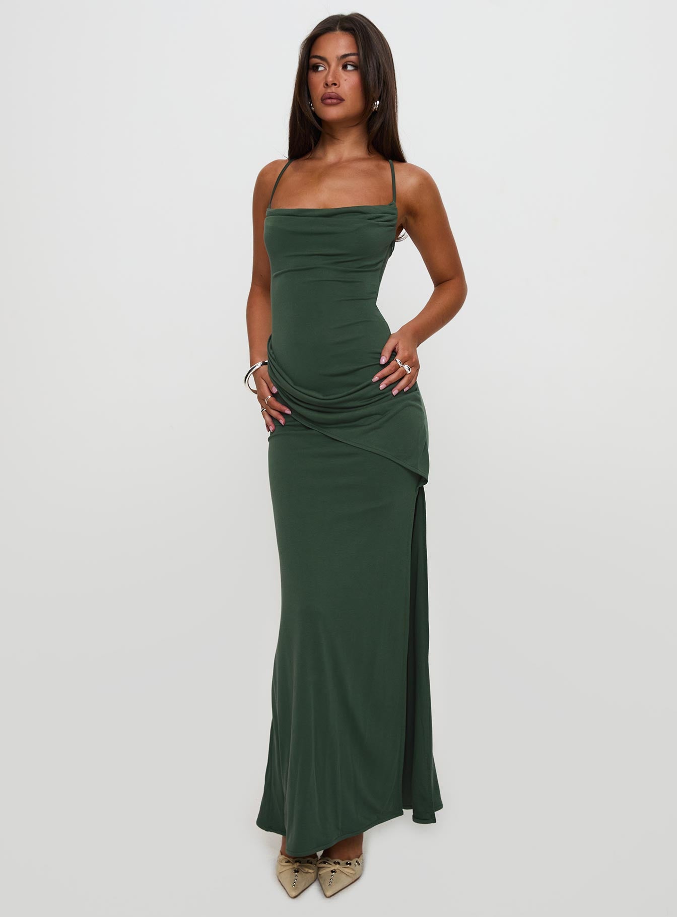 Marchesi Maxi Dress Green