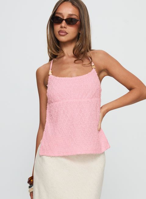 Aleris Backless Top Pink
