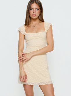 Lanchester Mini Dress Butter Yellow