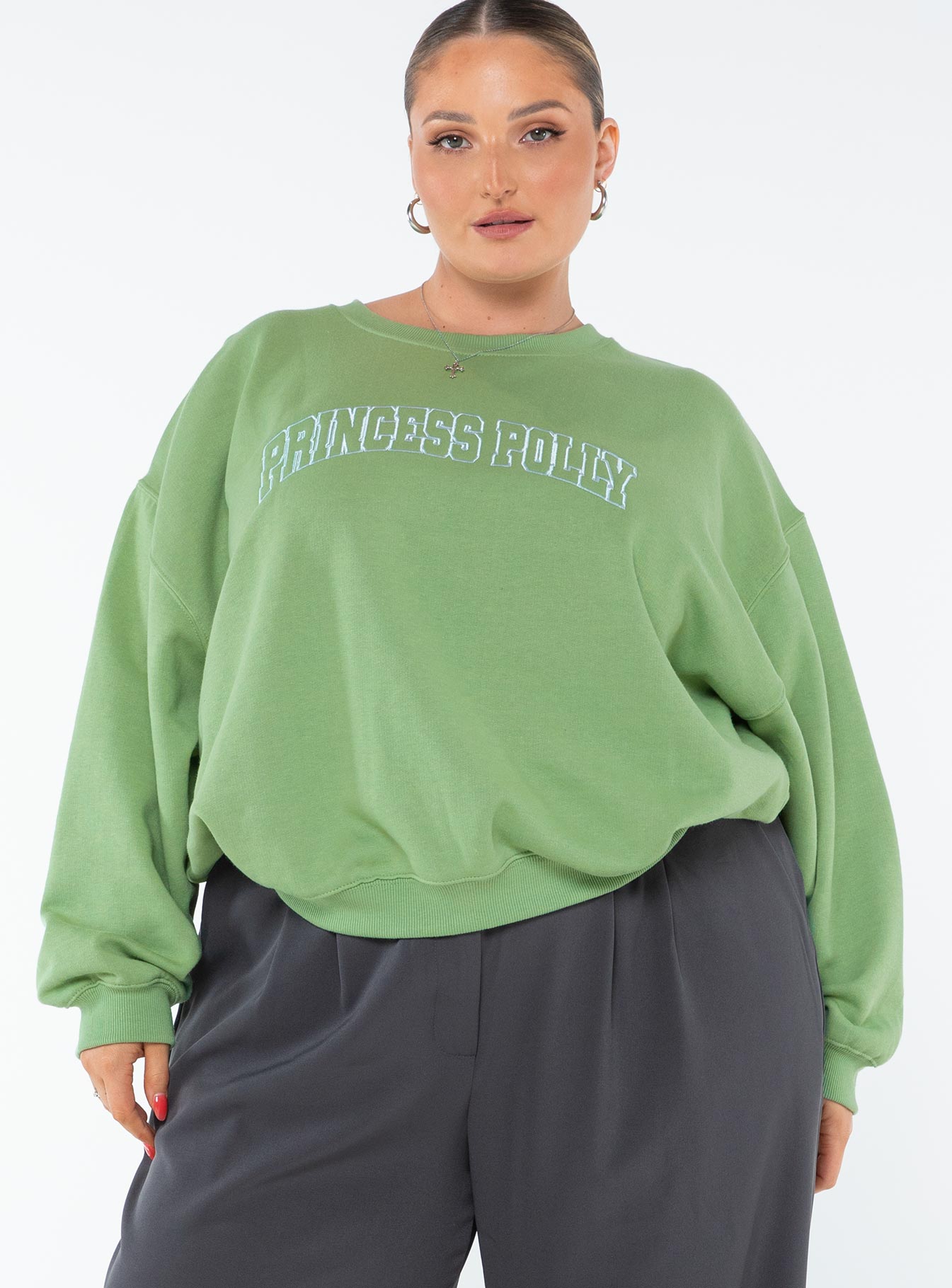 Collegiate crew neck discount sweatshirts