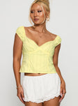 Fyrie Top Yellow