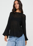 Ambra Sweater Black Princess Polly  Long 