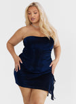 product Princess Polly Plunger  Donelli Mini Dress Navy Curve