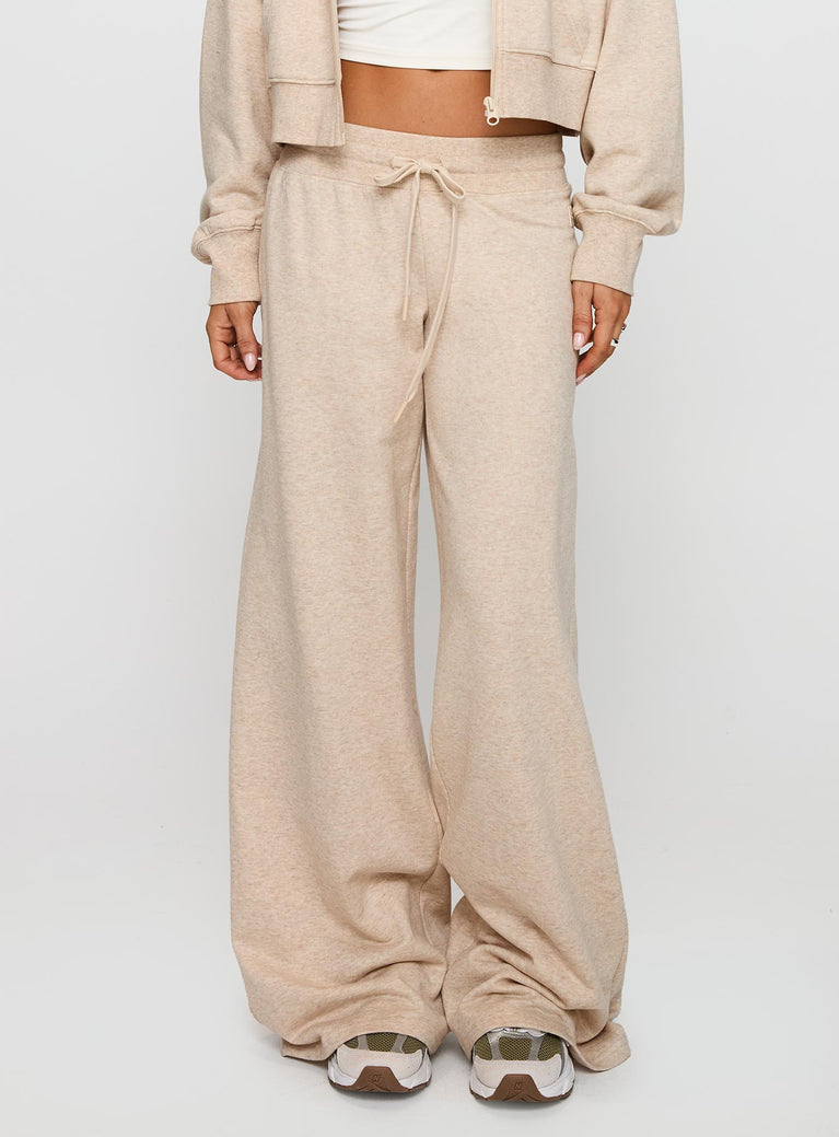 Mindful Low Rise Pant Oat Marle