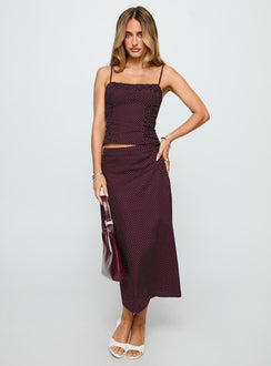 Shining Mirrors Set Burgundy