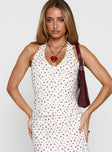 On The Radio Halter Top Multi