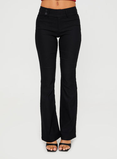 fall dresses for mother of the bride Miranda Black Flared Pants – NINObrand