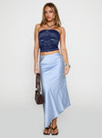 Resistance Asymmetrical Maxi Skirt Blue