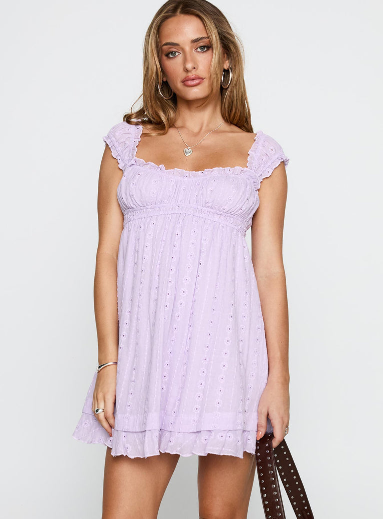 Carlita Mini Dress Lilac