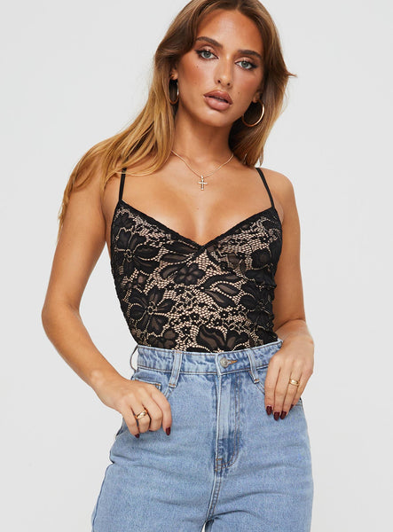 Lace cheap bodysuit top