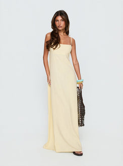 Solie Tie Back Maxi Dress Butter