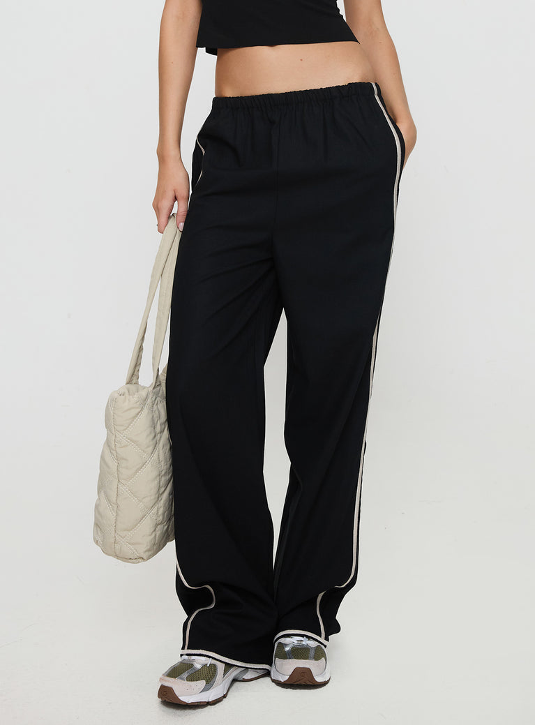 Doors Open Pant Black