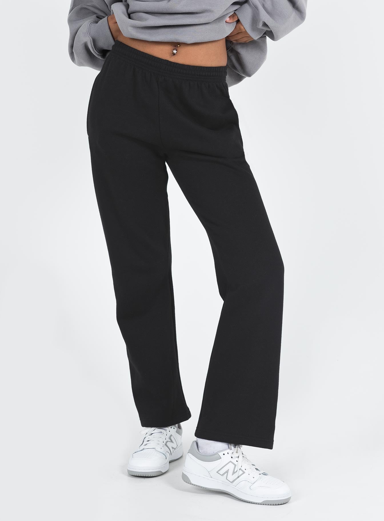 Womens straight leg track hot sale pants