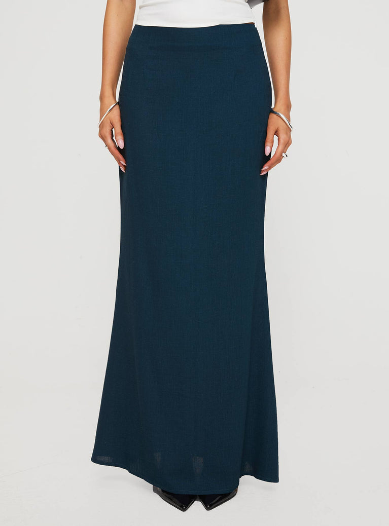 Sophia Maxi Skirt Navy