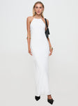 Just Peachy Maxi Dress White