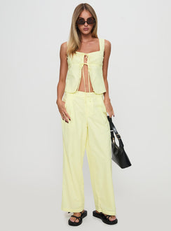 Such A Charmer Tie Up Set Yellow