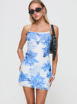 Kellers Mini Dress White / Floral