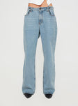 product Princess Polly Low Rise Jeans  She's All That Jeans Washed Blue