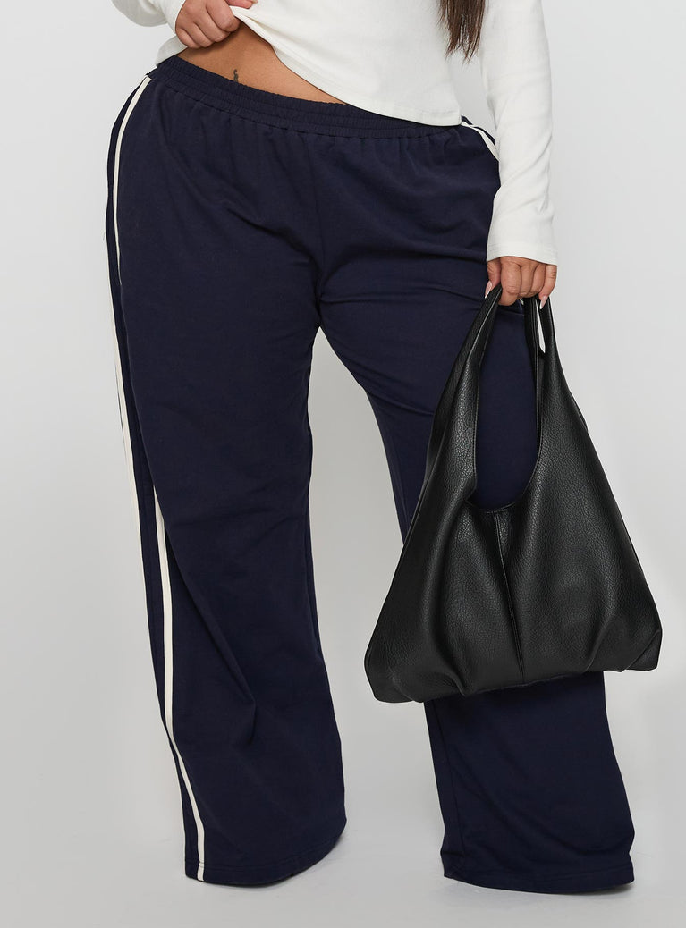 Circuit Track Pants Navy Curve