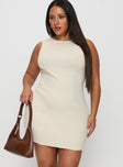 Mayok Mini Dress Cream Curve