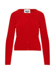 product Princess Polly Old Burlington Knit Cardigan Red cropped 