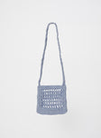 Bag Crochet material, fixed shoulder straps