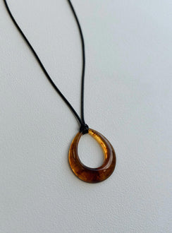 Necklace Large pendant Lobster clasp fastening