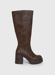 Windsor Smith Nowhere Boots Dark Brown