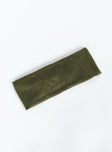 Elasticated headband Thick design, double lined
