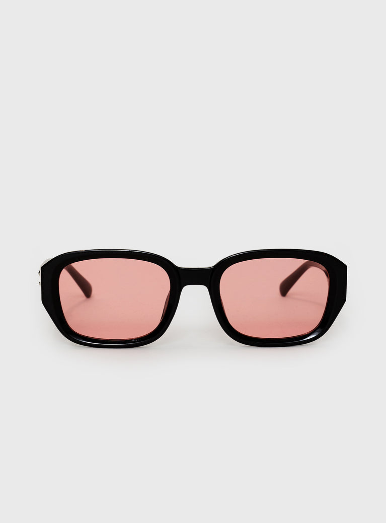 Matthias Sunglasses Black / Pink