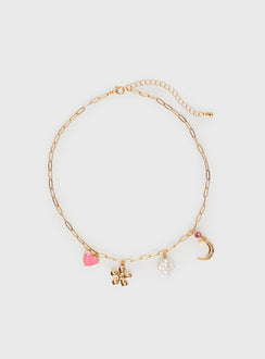 Osiris Charm Necklace Gold
