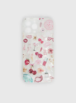 Just A Girl Iphone Case Clear / Pink
