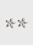 Torquil Earrings Silver