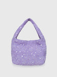 Pick Sides Sequin Bag Purple