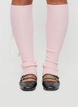 Swan Lake Leg Warmers Pink