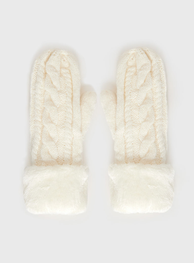 Charel Mittens White