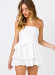 The Rolla Romper White Lower Impact